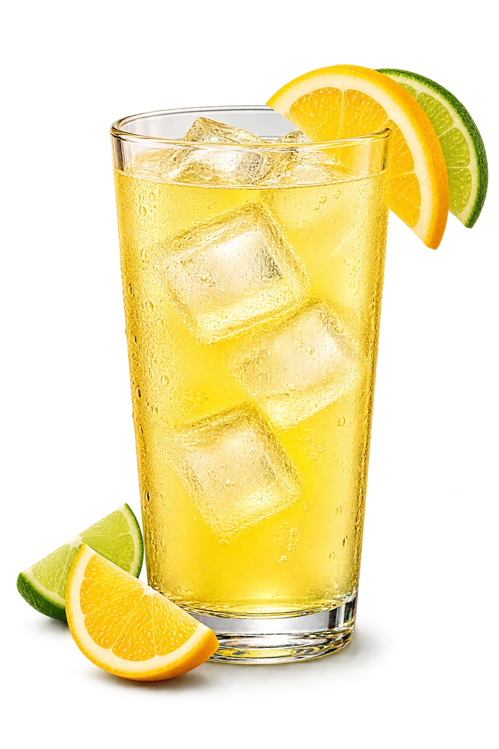 Lemon Lime drink with fruit garnish